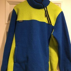 Stussy Fleece Diagonal Half-Zip Sweatshirt
